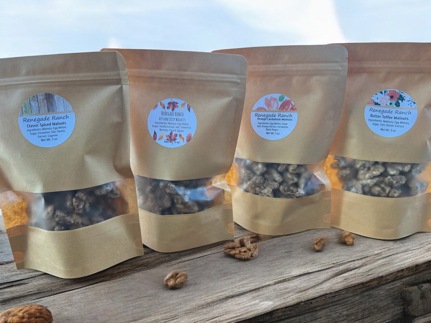 Classic Spiced Candied Walnuts – Renegade Ranch California